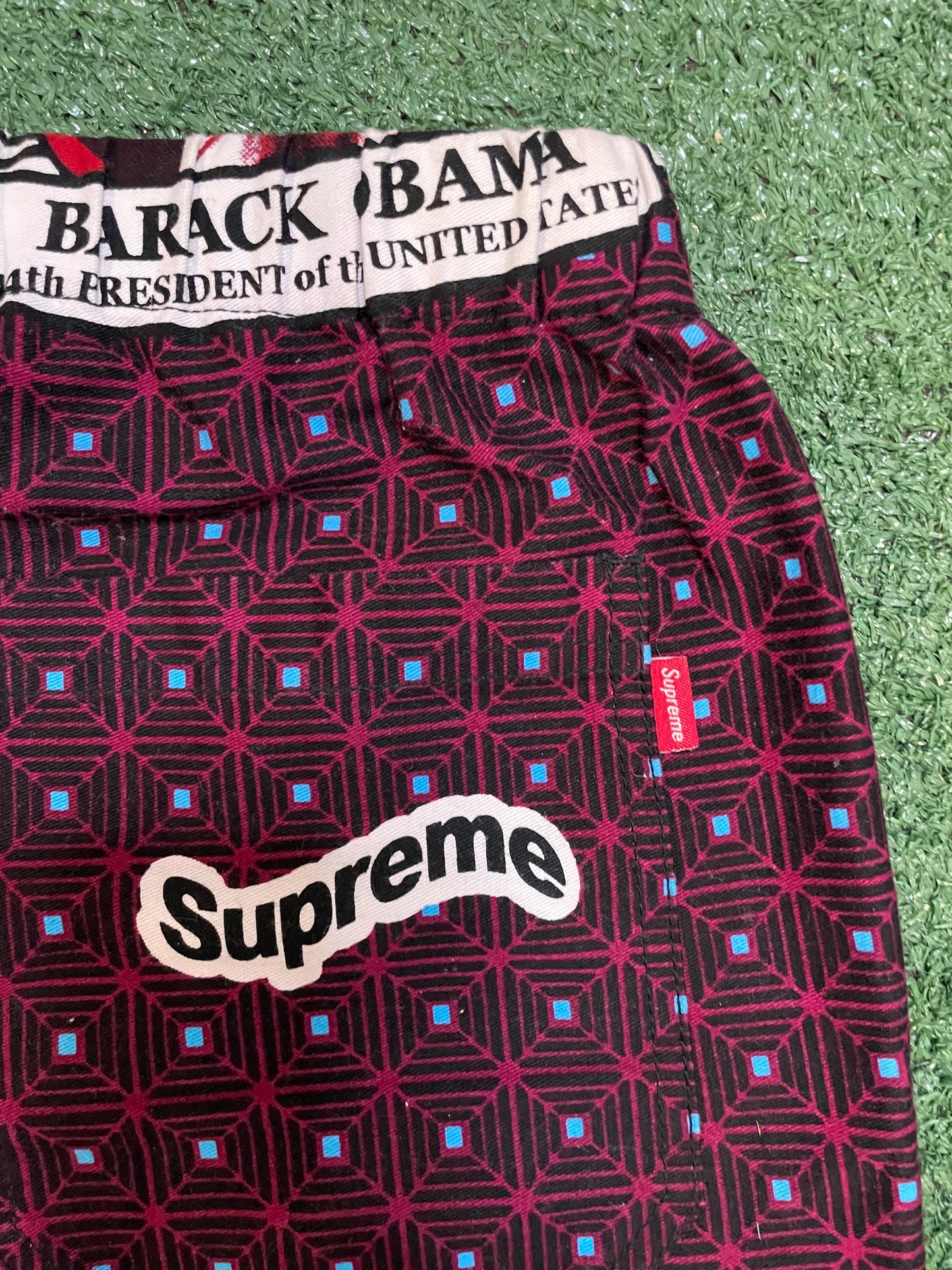 Supreme Obama pants