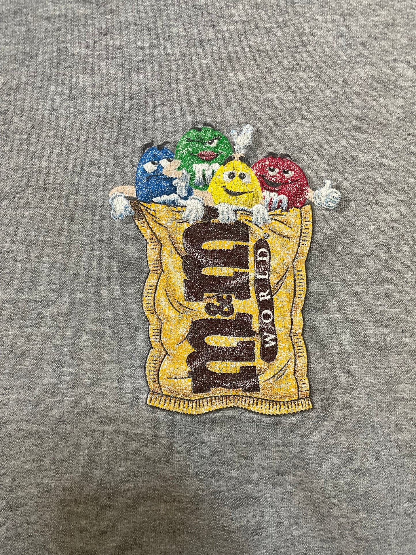 Vintage 1990s m&ms world crewneck