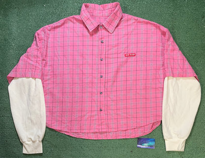 GV Gallery Raspberry Hills pink thermal flannel