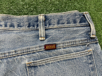 Rustler light wash Jean shorts