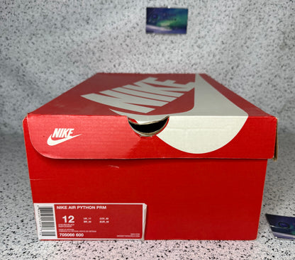 Nike Air Python Red October 12 Men/13.5 Women “Preowned”
