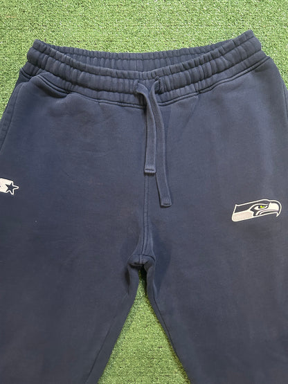Seattle Seahawks starter navy sweatpants