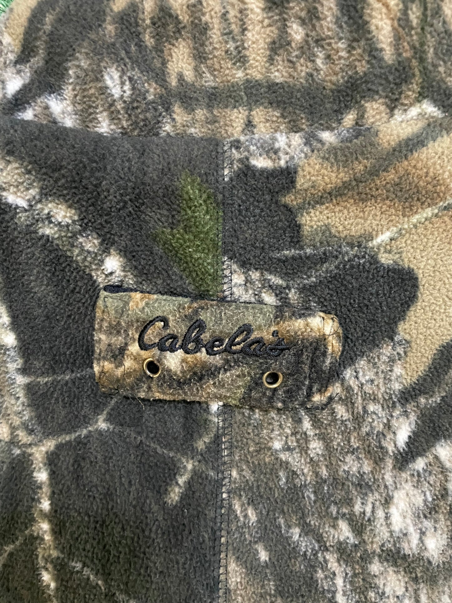 Vintage Cabela’s zipup camo vest