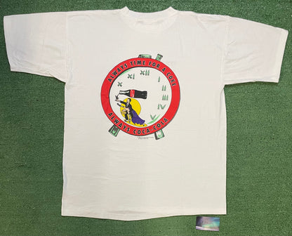 Vintage What Time Is It? Coca Cola clock tee