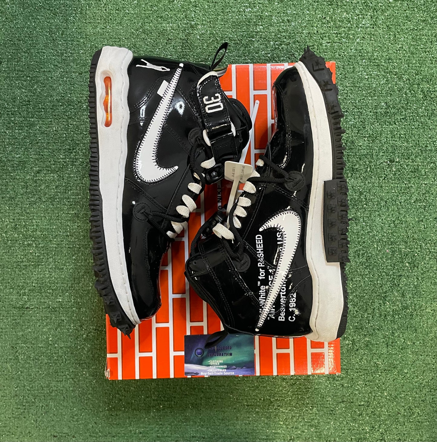 Off white X Air Force 1 Mid sheed size 11men/12.5women
