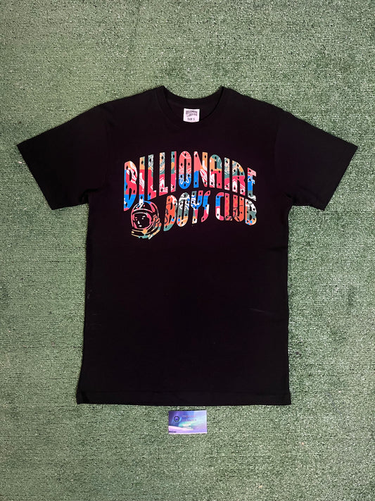 Billionaire boys club arch logo black tee