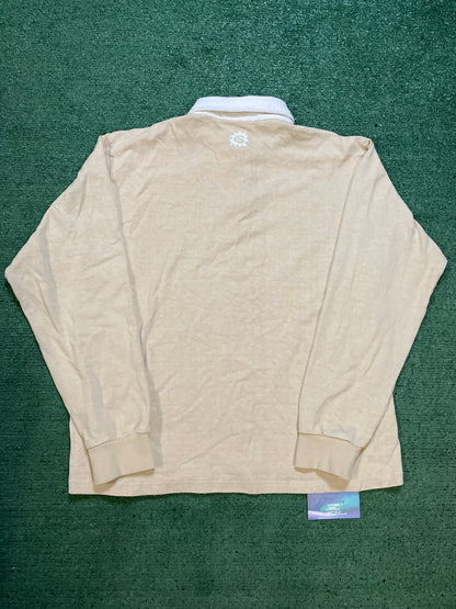Goodlids beige and white longsleeve polo