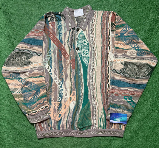 Vintage Coogi Button Up Sweater
