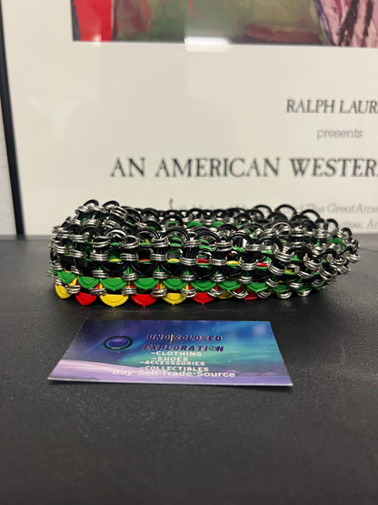 Greedy unit Rasta bottle tab belt