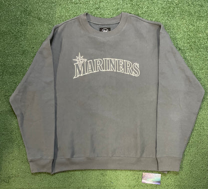 Seattle Mariners embroidered crewneck