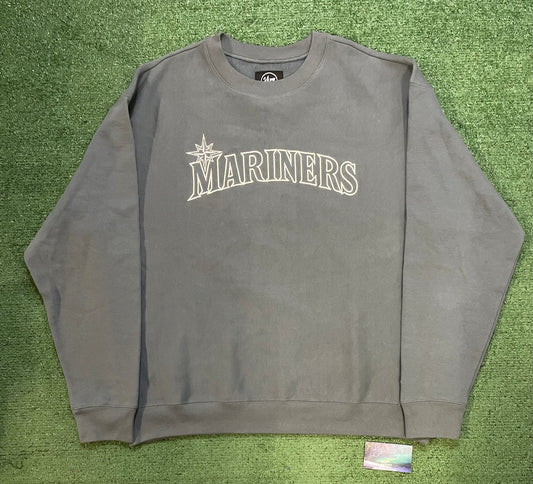 Seattle Mariners embroidered crewneck