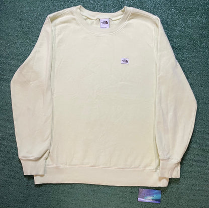 The North Face yellow crewneck