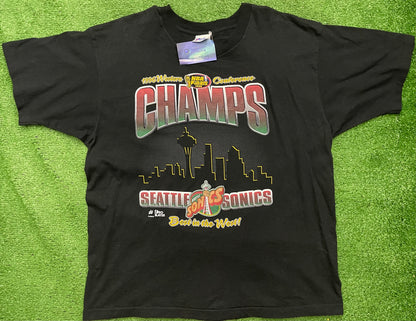 Vintage Seattle Super Sonics Shirt X-Large