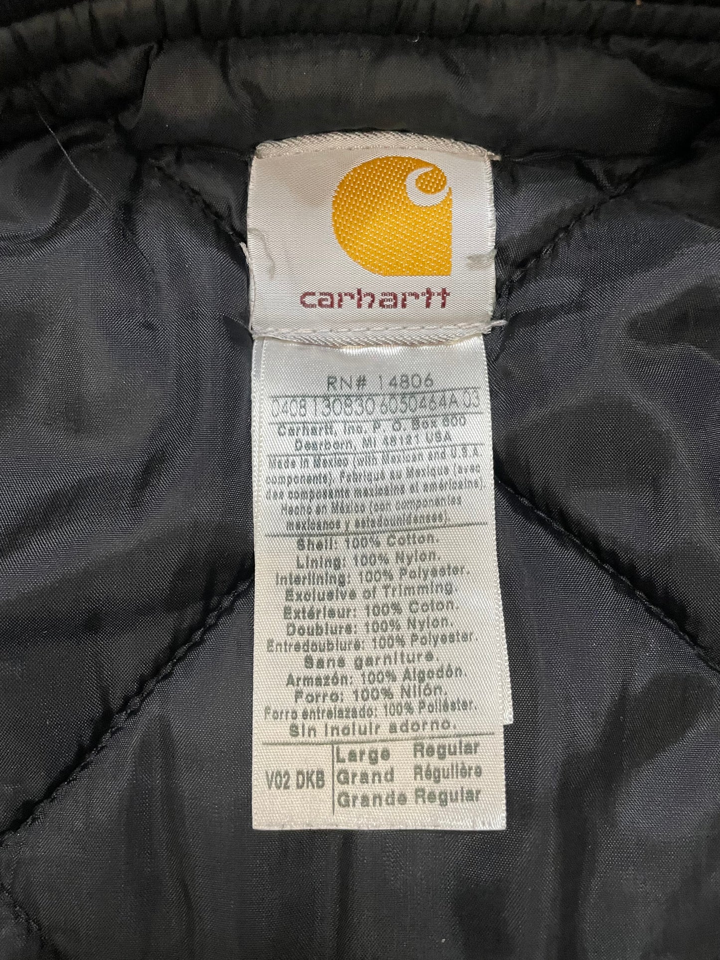 Vintage 2000s Carhartt brown vest