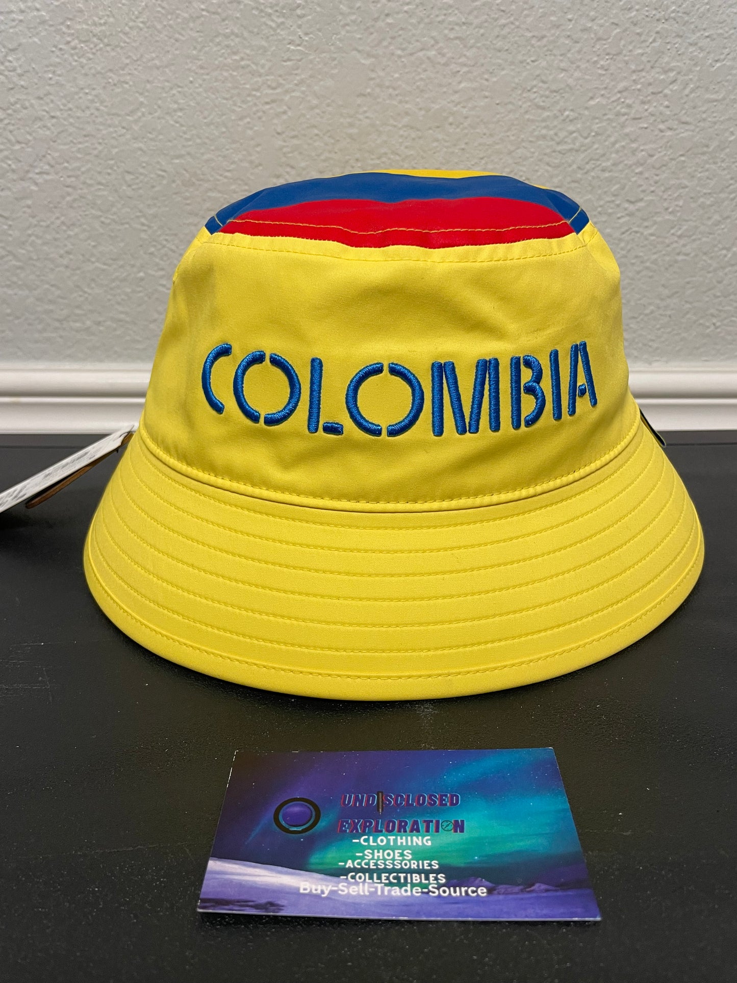 Colombia adidas blue & yellow bucket hat