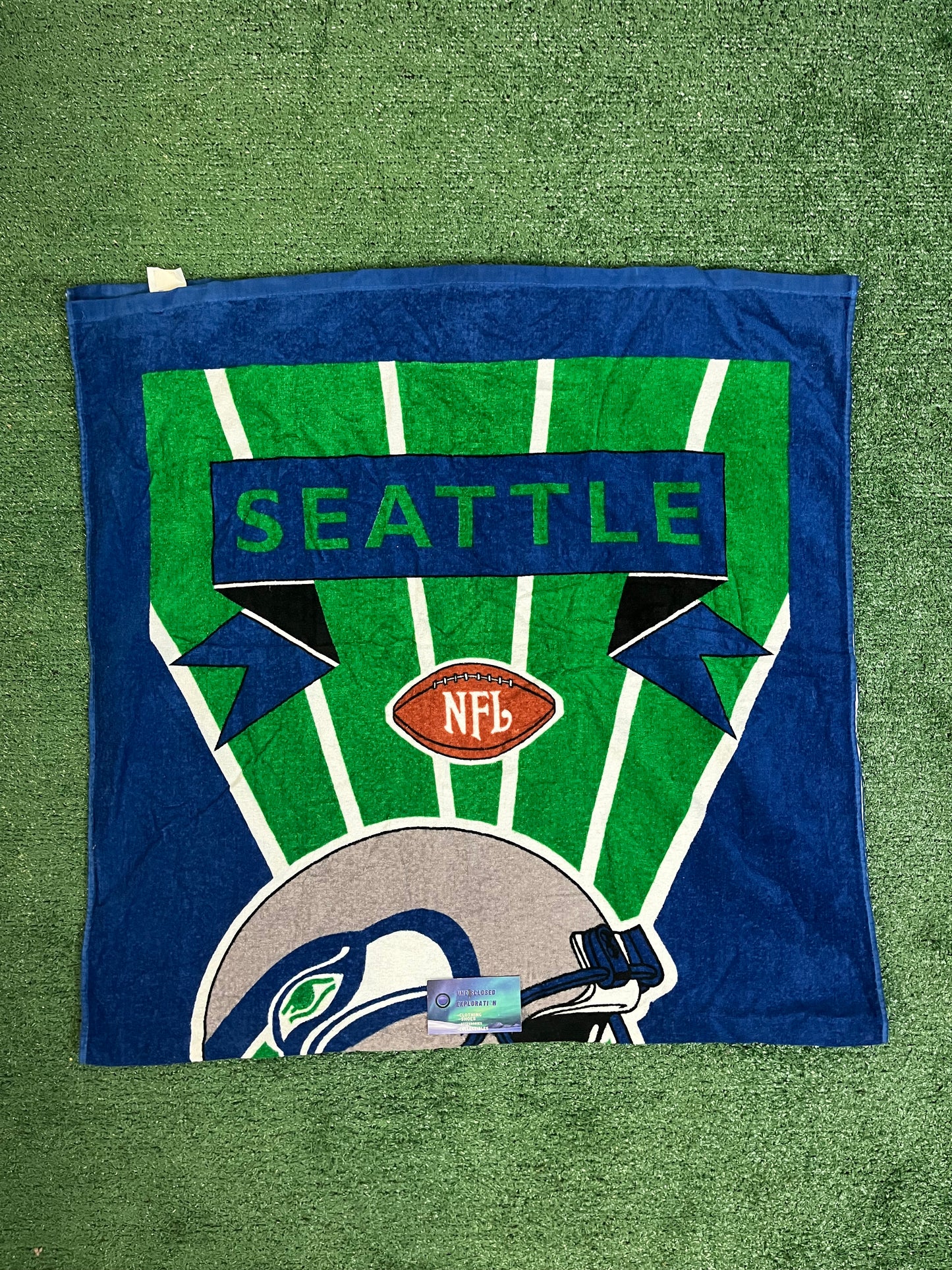 Vintage 1996 Seattle Seahawks towel