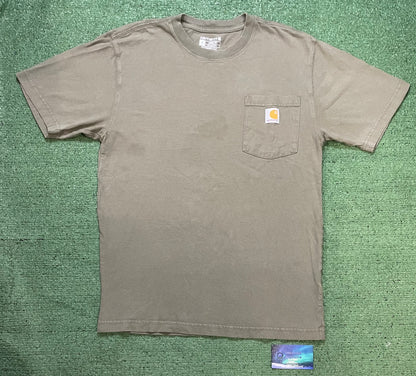 Carhartt olive pocket tee