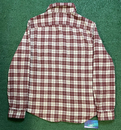 Goodfellow red and cream flannel