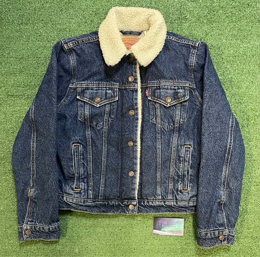 Vintage Levi Sherpa  jean jacket