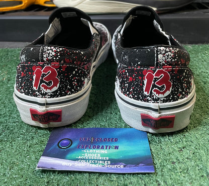 Vans House of Terror Friday the 13th Jason Voorhees slip on size 10men/11.5women