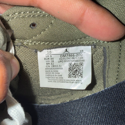 Jordan 1 Low Travis Scott Medium Olive 10 Men “Preowned”