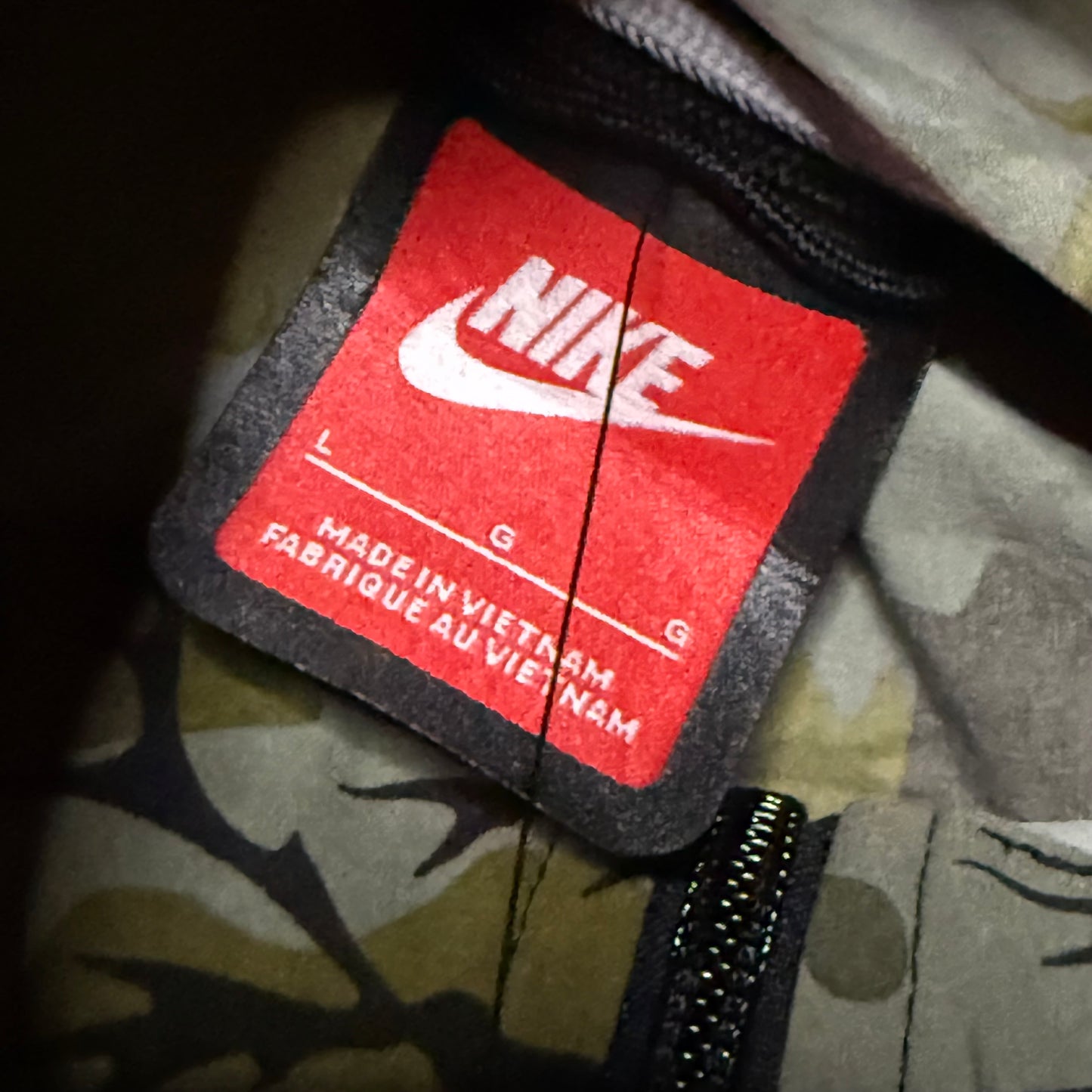 Nike Tech Woven Camo Windbreaker