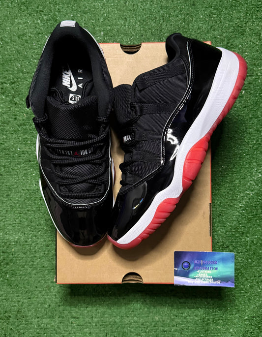 Jordan 11 Low Bred 10.5 Men/12 Women “Preowned”