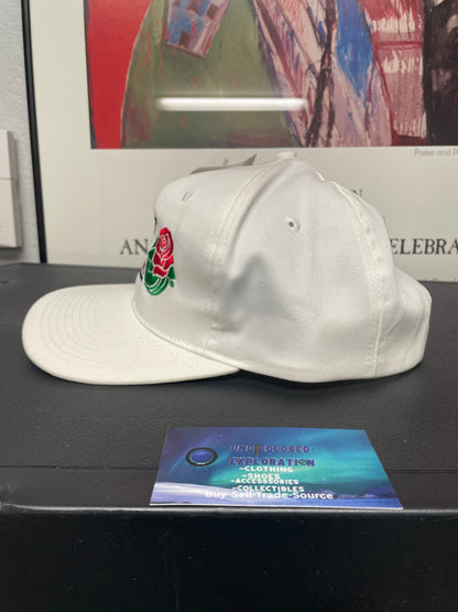 Vintage 1990s USC rose bowl white embroidered hat