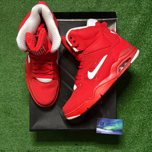 Nike Air Command Force University Red 12 Men/13.5 Women “Preowned”