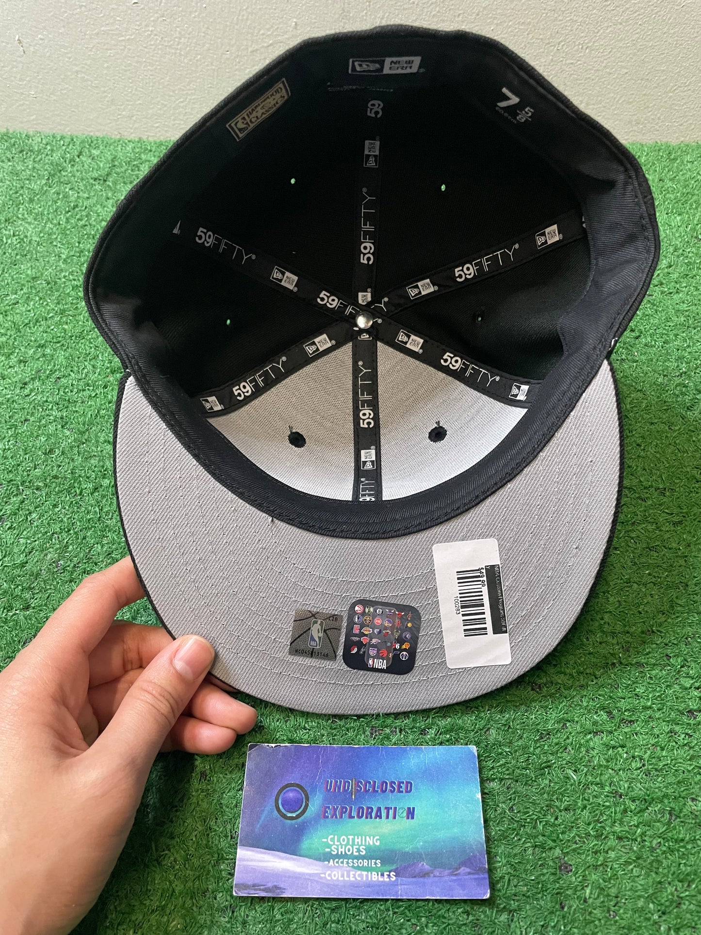 Seattle Sonics NBA New Era fitted black hat
