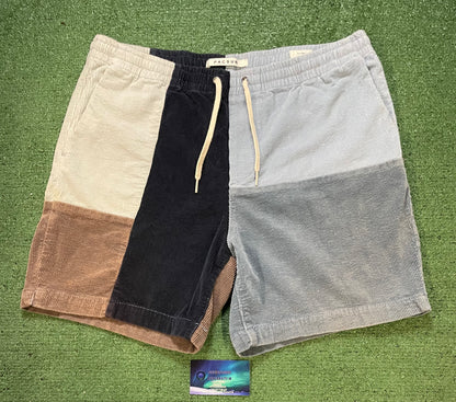 Pacsun patchwork multicolor shorts