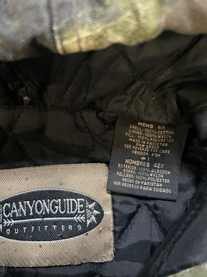 Vintage camo canyon guide quilted camo jacket