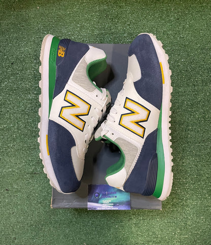 New Balance 574 varsity green indigo size 10men/11.5women
