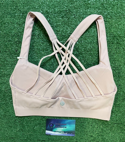 lululemon FlexyFlex pink yoga bra
