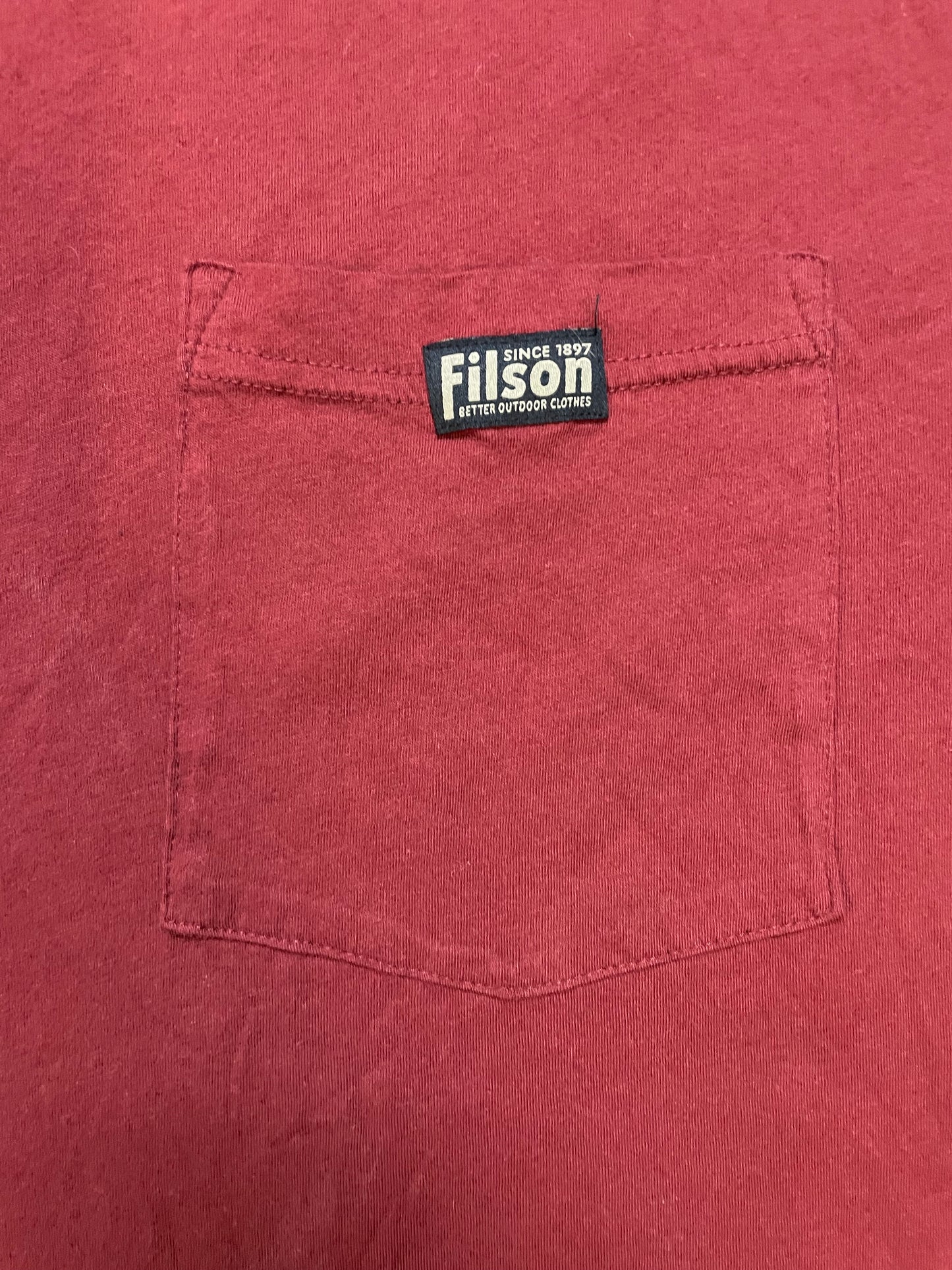 Filson red pocket tee