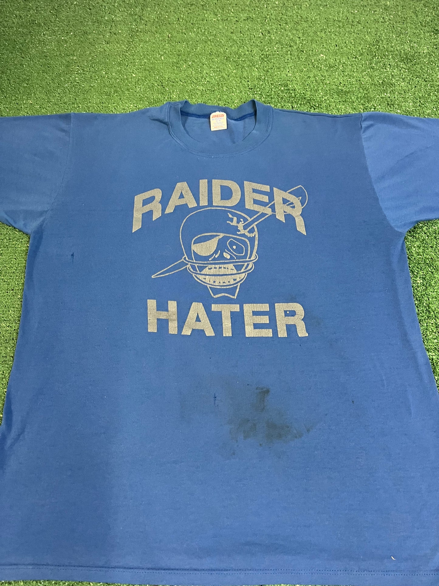 Vintage 1980 Seattle Seahawks raider hater tee