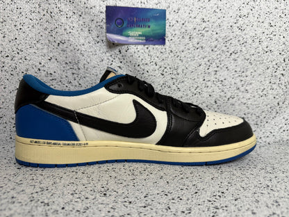 Jordan 1 Low Travis Scott Fragment 10.5 Men/12 Women “Preowned”