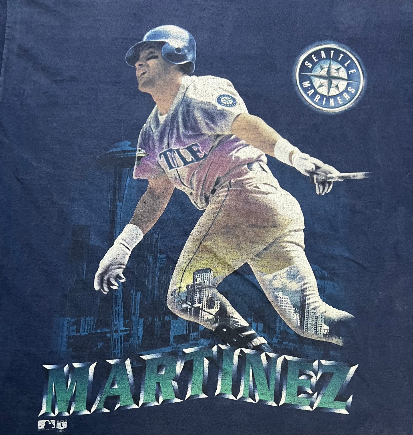 Vintage 1990s Edgar Martinez seattle mariners photo tee