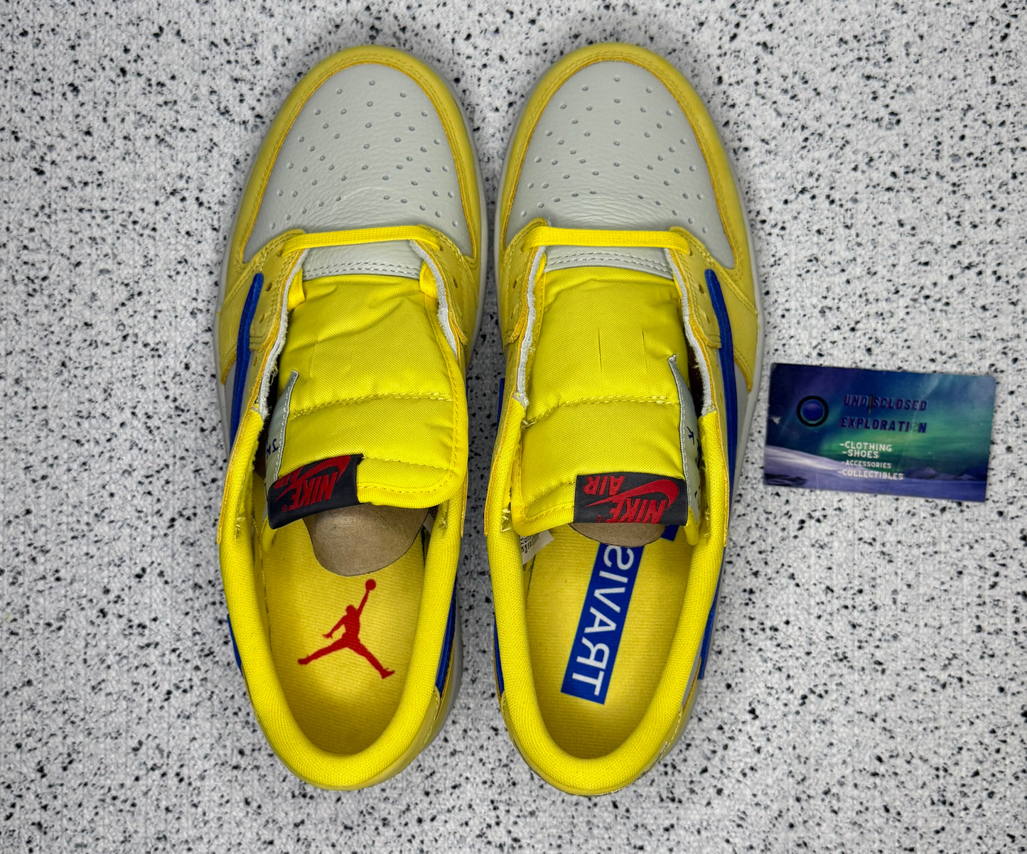 Jordan 1 Low Travis Scott Canary