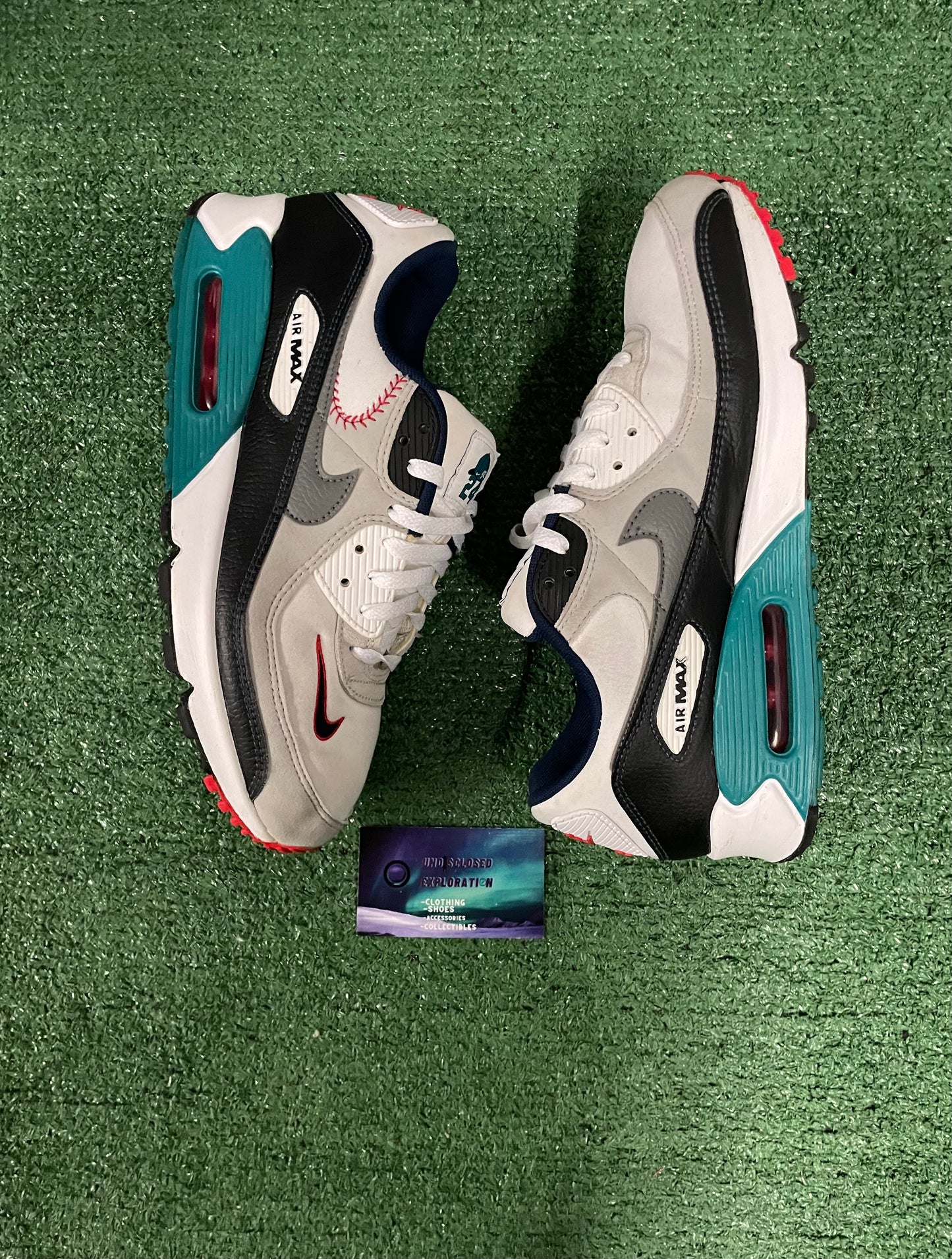 Nike Air Max 90 Ken Griffey jr backwards cap size 10men/11.5women