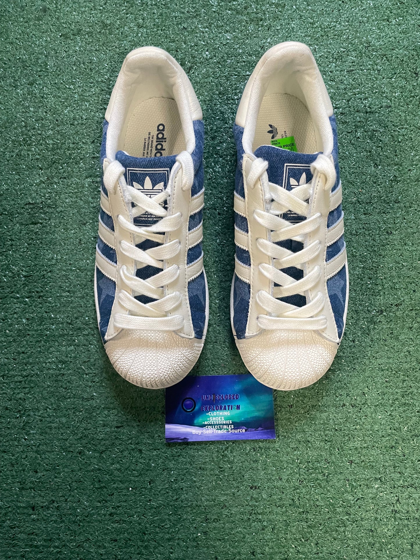 Adidas superstar II denim