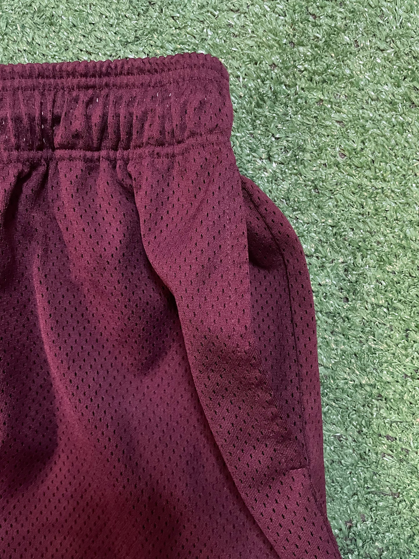 Eric Emanuel burgundy shorts