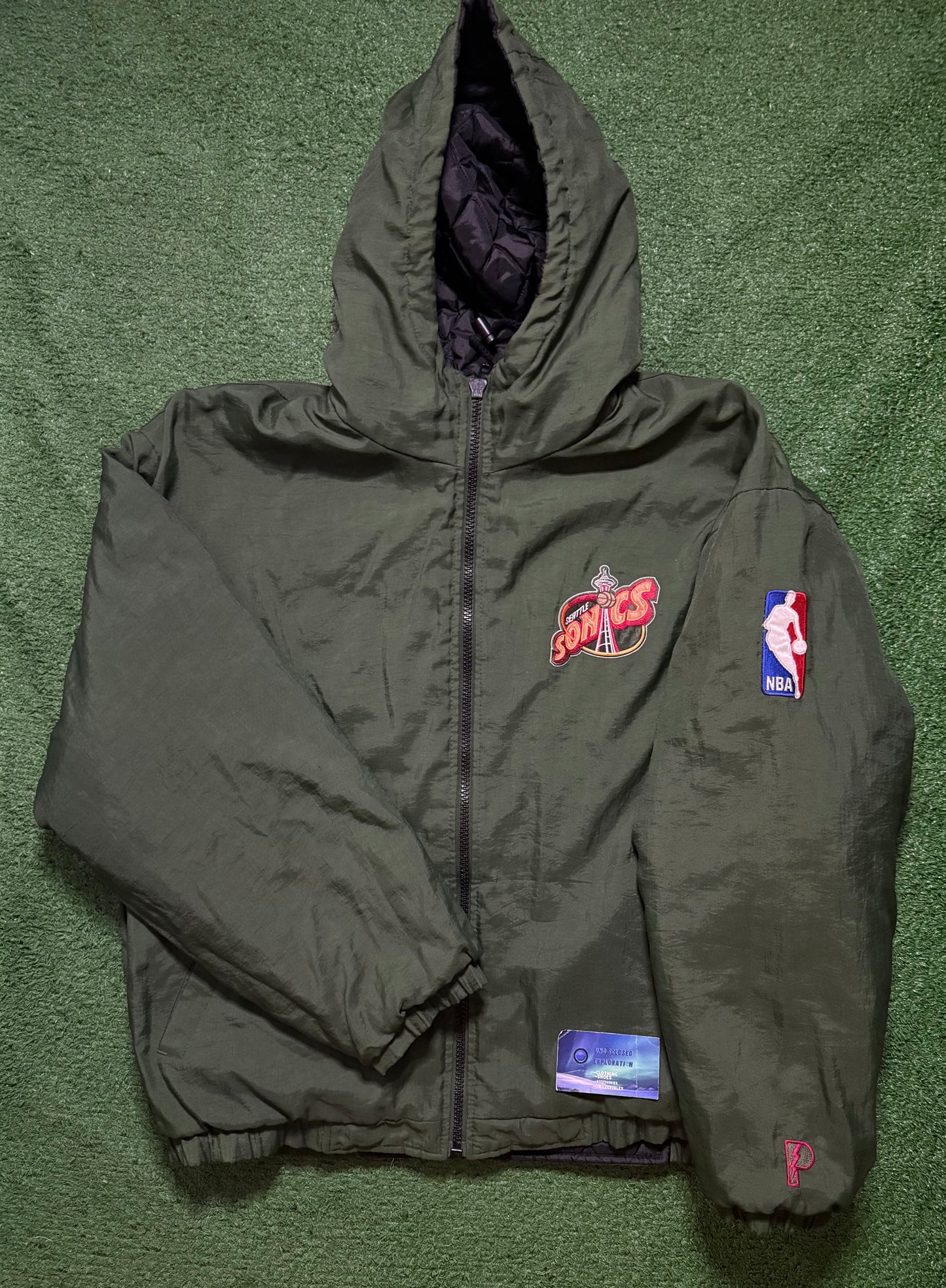 Vintage Seattle SuperSonics Jacket Reversible