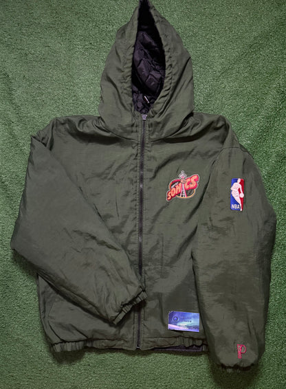 Vintage Seattle SuperSonics Jacket Reversible