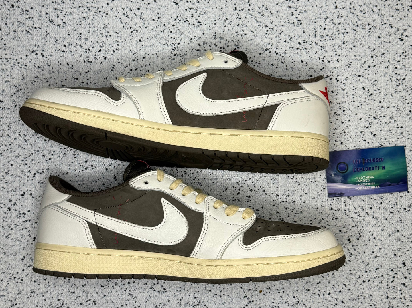 Jordan 1 Low Travis Scott Reverse Mocha 11.5 Men/13 Women “Preowned”