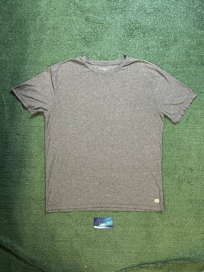 Vuori starto tech heather grey tee
