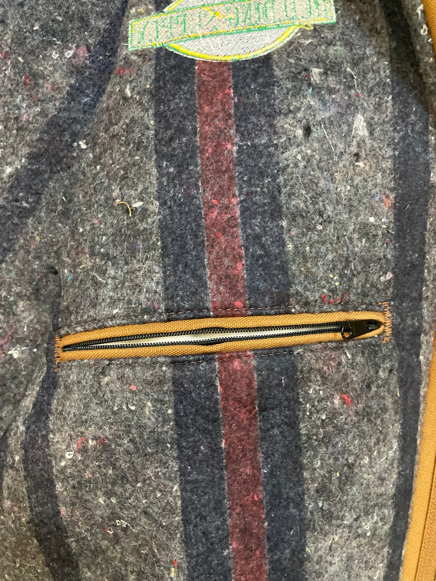 Vintage 2000s Carhartt Detroit tan jacket