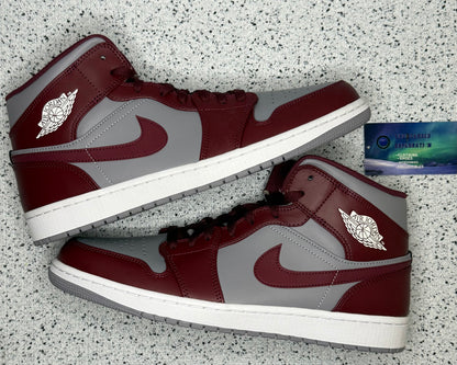 Jordan 1 Mid Cherrywood Red