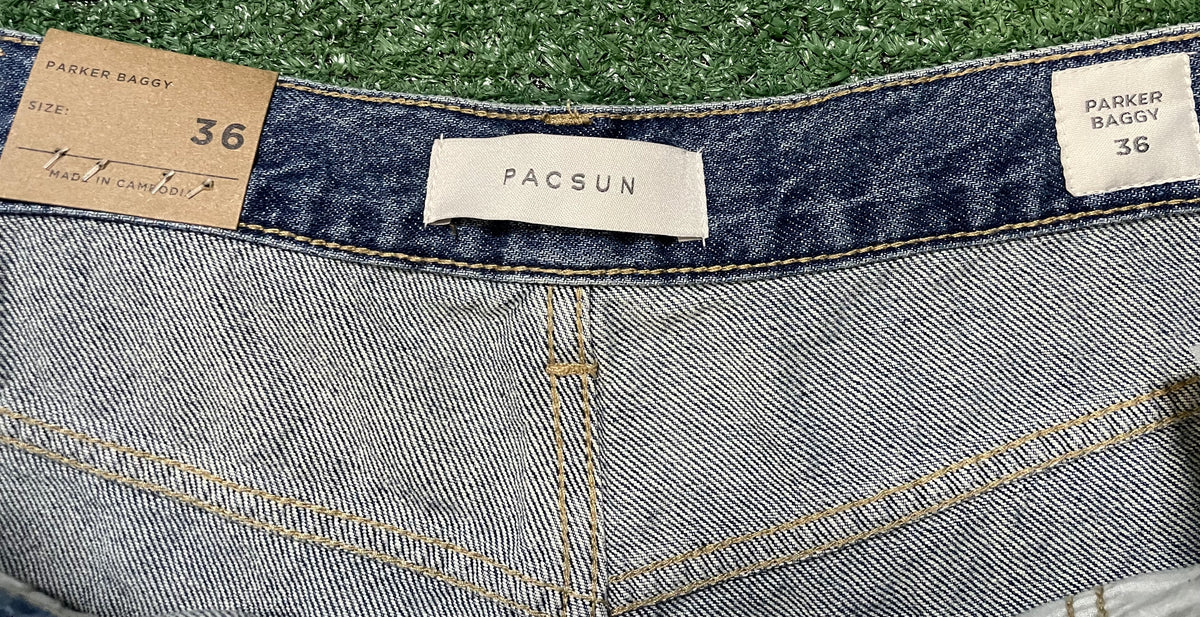 Pacsun Parker baggy jean shorts
