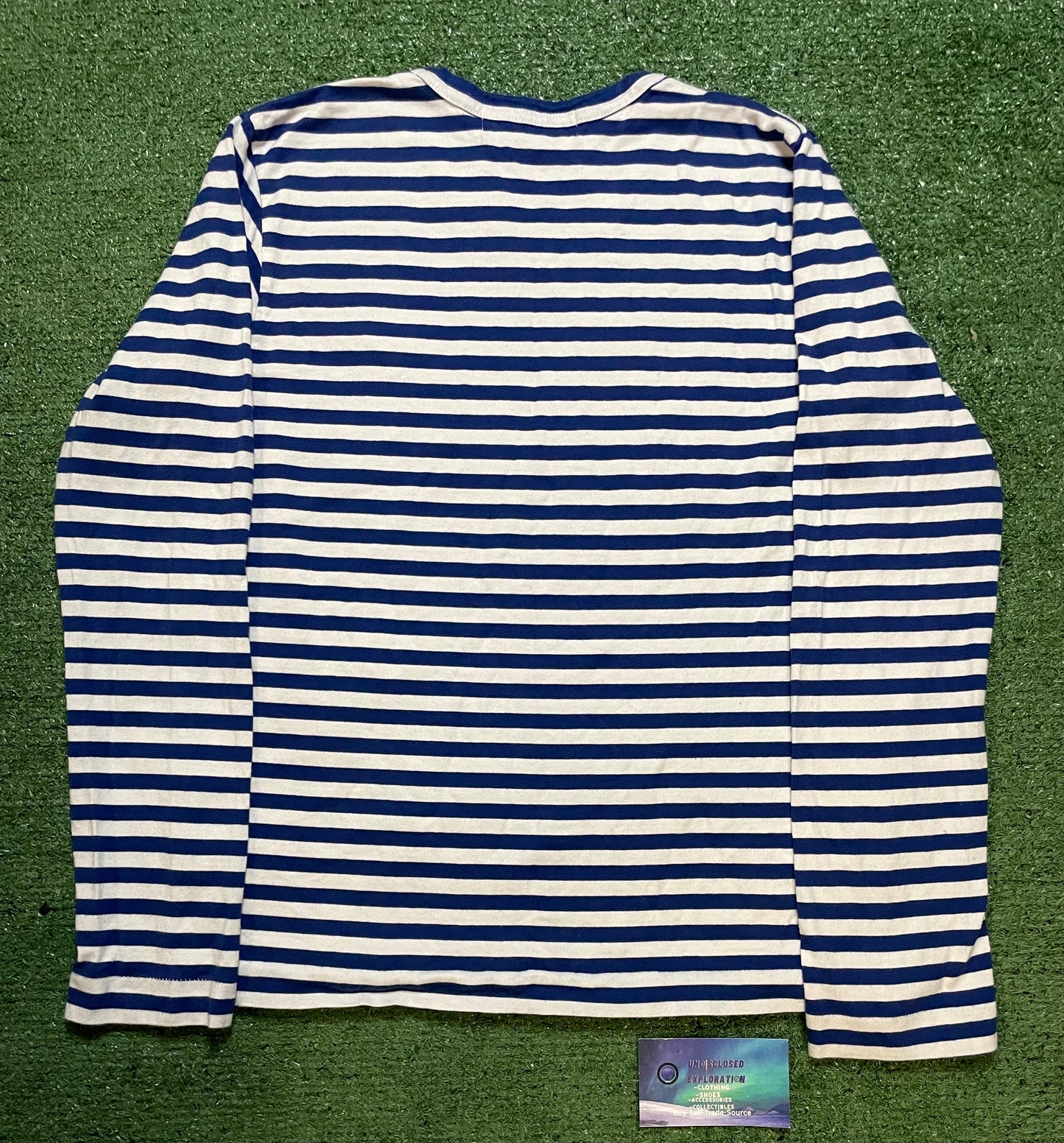 Comme Des Garçon play striped red heart women’s longsleeve